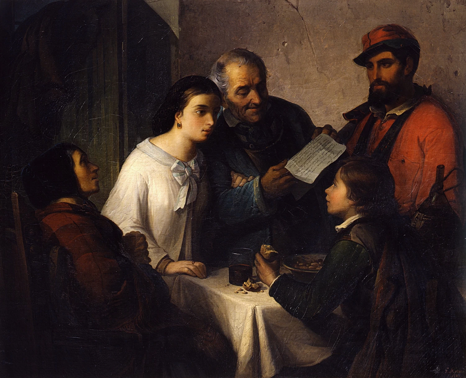 Lettera del volontario dal campo alla sua famiglia - Galleria d'Arte Moderna, Firenze